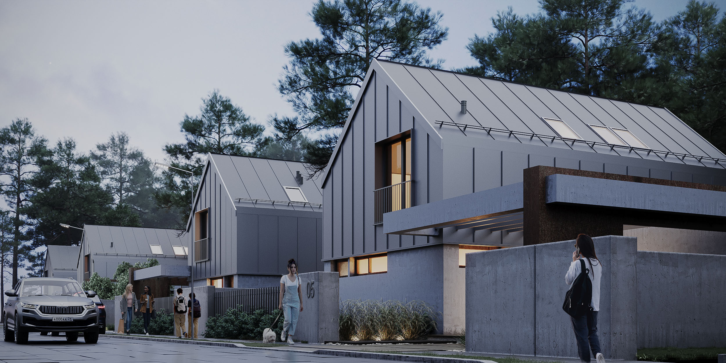 architekt krotowski Osiedle mieszkaniowe OM.Ł.2